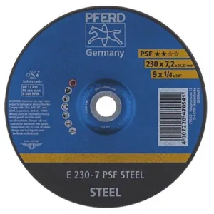 230 (9") X 7.0MM PSF Grinding disc