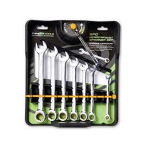 8 PCE RATCHET SPANNER SET METRIC