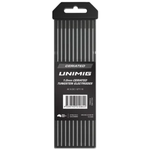 TIG TUNGSTEN CERIATED 1.0MM PK5