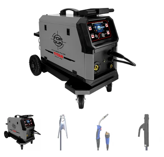 TOP GUN 2500 MIG, 250AMP, LCD DISPLAY, SYN, DUAL-PULSE, MST, MULTI PROCESS