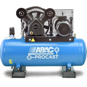 ABAC AIR COMPRESSOR, BELT DRIVE STATIONARY 3 PHASE, 5.5HP, 150LTR, FAD 750 L/MIN