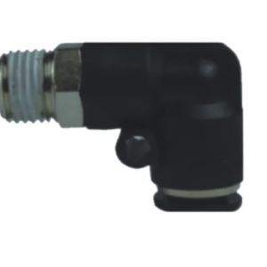 PUSH FIT FITTING, MALE ELBOW, M5  X 4MM
