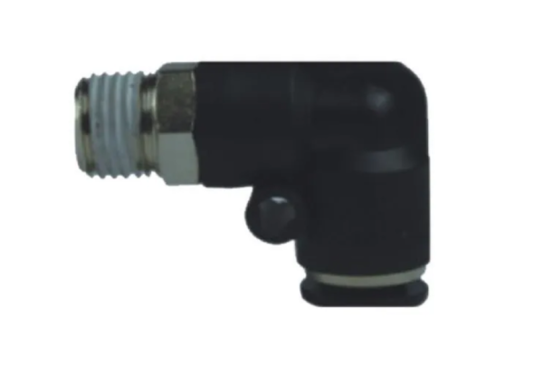 PUSH FIT FITTING, MALE ELBOW, M5  X 4MM