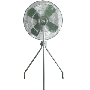 TRADEMASTER H.D. INDUSTRIAL FAN, 24", 1 SPEED, OSCILLATING, PEDESTAL