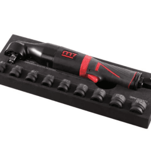 M7 IMPACT WRENCH ANGLE DRIVE KIT WITH 9 PCE SOCKET SET, 250 FT/LB, 1/2" DR
