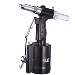M7 HYDRAULIC VACUUM AIR RIVETER WITH EXTERNAL TUBE, 16MM STROKE, 2.4 - 4.8MM RIVET CAPACITY