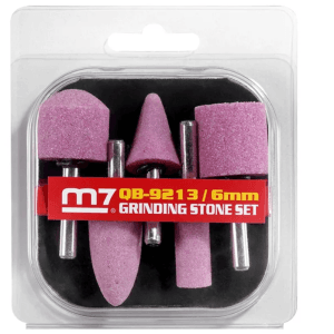 M7 5PC GRINDER STONE SET 6MM METRIC SHANK