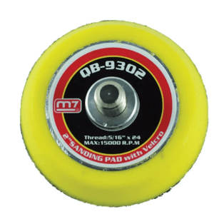 M7 BACKING PAD, 50MM WITH 5/16-24 MALE THREAD, TO SUIT QP-213