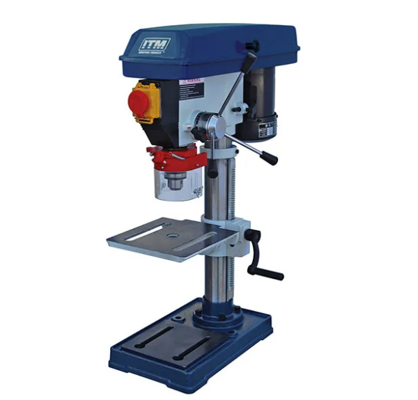 ITM BENCH DRILL PRESS, 13MM CAP, 5 SPEED, 260MM SWING, 375W 240V