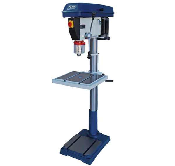 ITM PEDESTAL FLOOR DRILL PRESS, 4MT, 32MM CAP, 12 SPEED, 510MM SWING, 1500W 240V