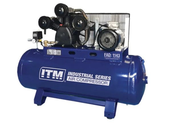 ITM AIR COMPRESSOR, BELT DRIVE STATIONARY 3 PHASE, 10HP, 270LTR, FAD 1143 L/MIN