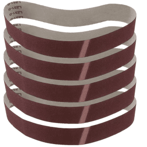 SANDING BELT ALUM. OXIDE 5PK ASSORT. GRIT 915X50MM TO SUIT PO362 MULTITOOL