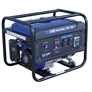 ITM 2.8KVA GENERATOR PETROL, 2300 WATT PEAK RECOIL START