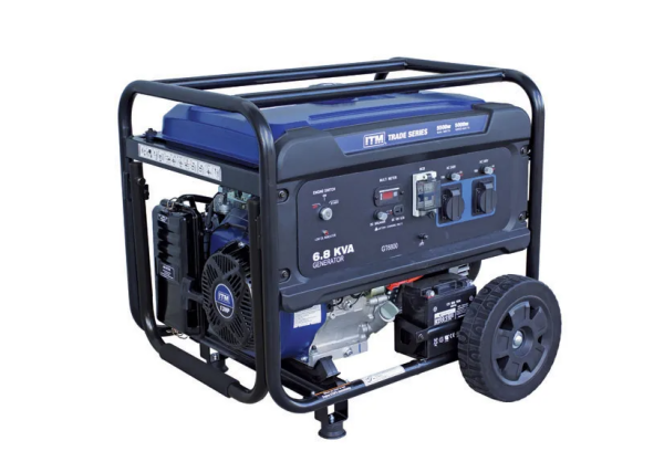 ITM 6.8KVA GENERATOR PETROL, 5500 WATT PEAK ELECTRIC START