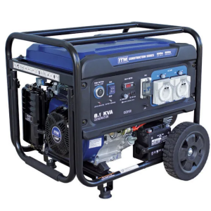 ITM 8.1KVA GENERATOR PETROL CONSTRUCTION, 6500 WATT PEAK ELECTRIC START W/REMOTE