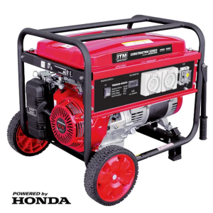 ITM 7.5KVA GENERATOR PETROL 6000 WATT PEAK WITH HONDA GX390 ENGINE & 25L TANK