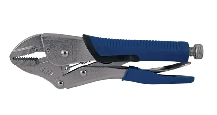 ITM LOCKING PLIER, STRAIGHT JAW WITH TPR RUBBER GRIP, 250MM