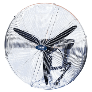ITM INDUSTRIAL FAN, 30", 3 SPEED, OSCILLATING, WALL MOUNT