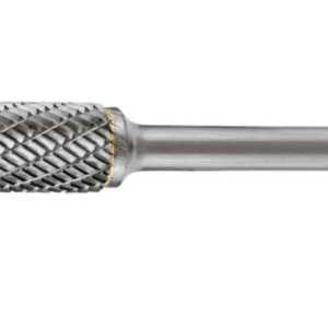 HOLEMAKER CARBIDE BURR CYLINDRICAL SQUARE END 1/4" X 5/8" HEAD 1/4" SHANK DC