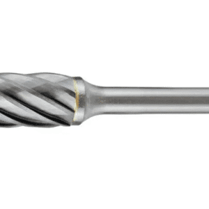 HOLEMAKER CARBIDE BURR CYLINDRICAL RADIUS END 1/4" X 5/8" HEAD 1/4" SHANK AC