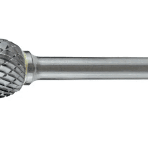 HOLEMAKER CARBIDE BURR, BALL SHAPE, 1/4" DIAMETER, 1/4" SHANK DC