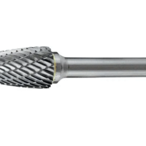 HOLEMAKER CARBIDE BURR, TREE SHAPE RADIUS END, 1/4" X 3/4" HEAD, 1/4" SHANK DC