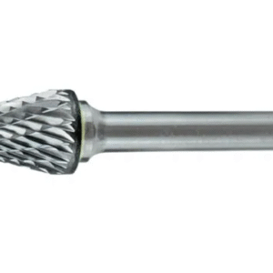 HOLEMAKER CARBIDE BURR, CONE SHAPE, 1/4" X 3/4" HEAD, 1/4" SHANK DC