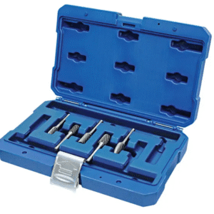 HOLEMAKER CARBIDE BURR SET, 6MM SHANK, 5PCE SB3, SC3, SB5, SC5, SF5