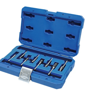 HOLEMAKER CARBIDE BURR SET, 6MM SHANK, 8PCE  SA1-AC, SC1-AC, SD1-AC, SC3-AC, SD3-AC, SE3-AC, SA5-AC, SF5-AC
