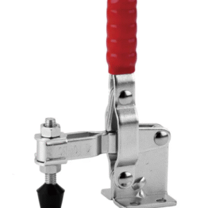 TOGGLE CLAMP, VERTICAL, FLANGED BASE, STRAIGHT HANDLE, 180KG CAP, 154MM REACH