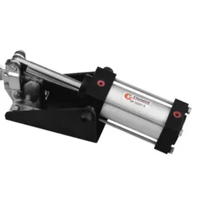 PNEUMATIC TOGGLE CLAMP,  FLANGED BASE, 450KG CAP, 125.4MM REACH