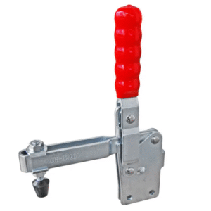 TOGGLE CLAMP, VERTICAL, STRAIGHT BASE, STRAIGHT HANDLE, 450KG CAP, 125MM REACH
