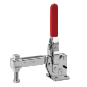 TOGGLE CLAMP, VERTICAL, FLANGED BASE, STRAIGHT HANDLE, 75KG CAP, 31MM REACH