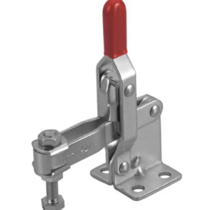TOGGLE CLAMP, VERTICAL, FLANGED BASE, STRAIGHT HANDLE, 200KG CAP, 63MM REACH