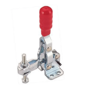 TOGGLE CLAMP, VERTICAL, FLANGED BASE, STRAIGHT HANDLE, 150KG CAP, 43MM REACH