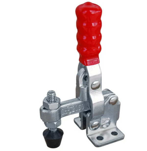 TOGGLE CLAMP, VERTICAL, FLANGED BASE, STRAIGHT HANDLE, 91KG CAP, 32.9MM REACH