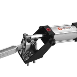 PNEUMATIC TOGGLE CLAMP,  FLANGED BASE, 227KG CAP, 68MM REACH