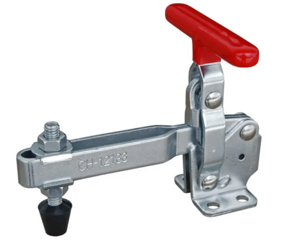 TOGGLE CLAMP, VERTICAL, FLANGED BASE, TEE HANDLE, 227KG CAP, 71.4MM REACH