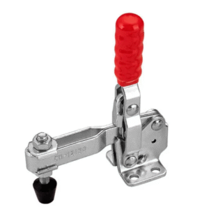 TOGGLE CLAMP, VERTICAL, FLANGED BASE, STRAIGHT HANDLE, 227KG CAP, 95.2MM REACH