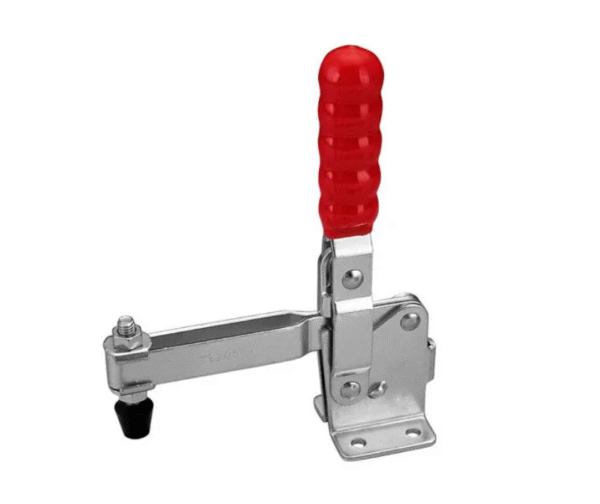 TOGGLE CLAMP, VERTICAL, FLANGED BASE, STRAIGHT HANDLE, 182KG CAP, 106MM REACH