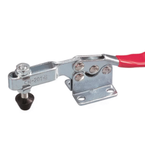 TOGGLE CLAMP, HORIZONTAL, FLANGED BASE, FLAT HANDLE, 90KG CAP, 56.2MM REACH