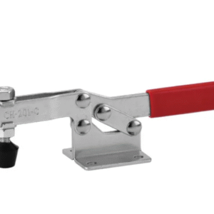 TOGGLE CLAMP, HORIZONTAL, FLANGED BASE, STRAIGHT HANDLE, 100KG CAP, 50MM REACH