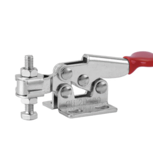 TOGGLE CLAMP, HORIZONTAL, FLANGED BASE, FLAT HANDLE, 20KG CAP, 17.6MM REACH