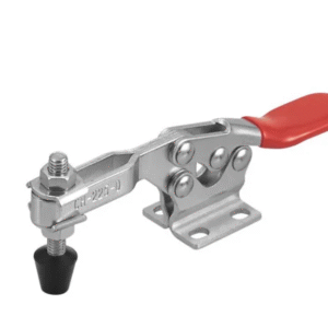 TOGGLE CLAMP, HORIZONTAL, FLANGED BASE, FLAT HANDLE, 227KG CAP, 70MM REACH