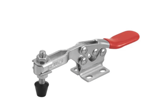 TOGGLE CLAMP, HORIZONTAL, FLANGED BASE, FLAT HANDLE, 227KG CAP, 70MM REACH