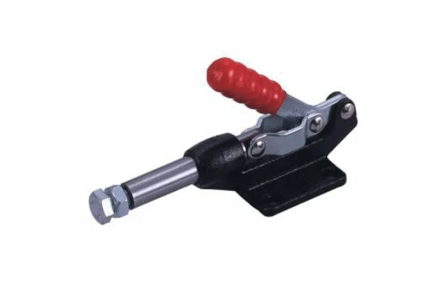 TOGGLE CLAMP, PUSH/PULL, FLANGE BASE, TEE HANDLE, 386KG CAP, 42MM REACH
