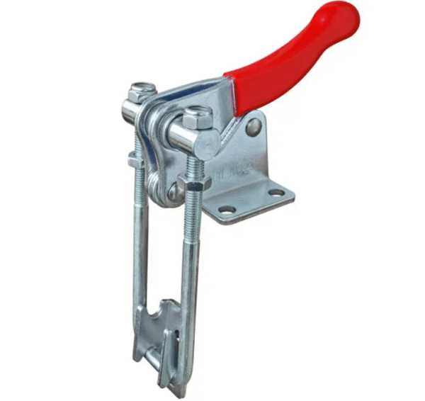 TOGGLE CLAMP, STAINLESS STEEL, CORNER LATCH, FLANGED BASE, STR HANDLE, 900KG CAP, 154MM REACH