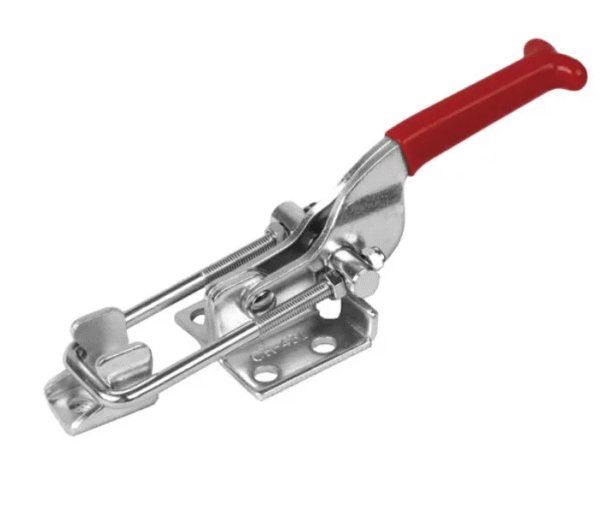 TOGGLE CLAMP, LATCH, FLANGED BASE, STRAIGHT HANDLE, 318KG CAP, 87MM REACH