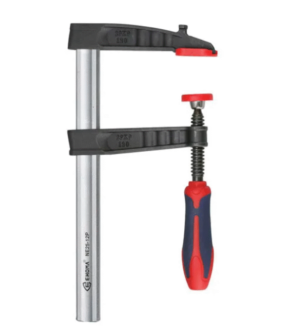 EHOMA PREMIUM "F"  IRON SCREW CLAMP 300MM X 140MM 550KGP