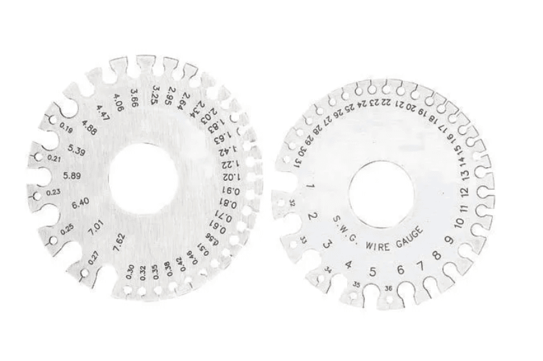 WG/RD/3 GROZ SHEET METAL & WIRE GAUGE, 0 - 36 GAUGE